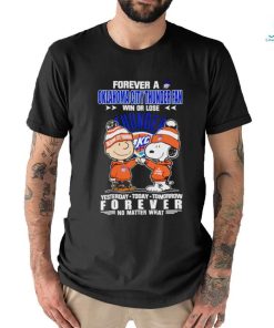 Forever a Oklahoma City Thunder x Deadpool and Wolverine fan win or lose yesterday today tomorrow forever t shirt