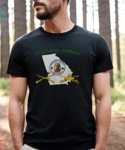 Fort Benning Army Base Military Post Columbus Ga Men's T shirt Back Print