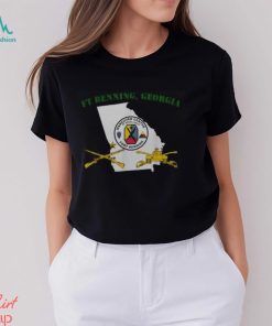 Fort Benning Army Base Military Post Columbus Ga Men's T shirt Back Print