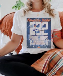 Francisco lindor is sixth all time for home runs by a shortstop shirt, hoodie, sweater, long sleeve and tank top Francisco lindor is sixth all time for home runs by a shortstop shirt