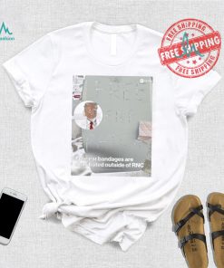 Free ear patches are being given out outside of the rnc in milwaukee shirt