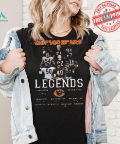 Funny Chicago bears legends signatures 2024 shirt