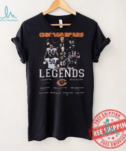 Funny Chicago bears legends signatures 2024 shirt