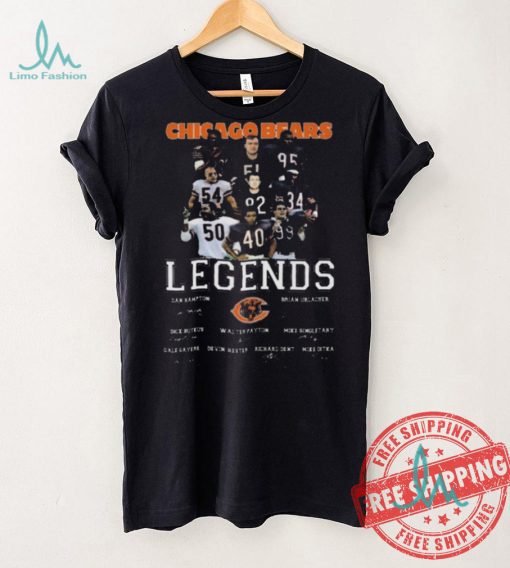 Funny Chicago bears legends signatures 2024 shirt
