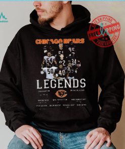 Funny Chicago bears legends signatures 2024 shirt