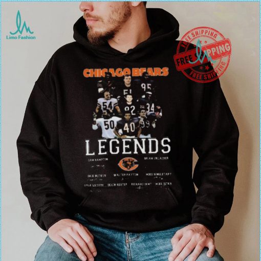 Funny Chicago bears legends signatures 2024 shirt