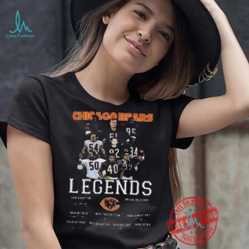 Funny Chicago bears legends signatures 2024 shirt