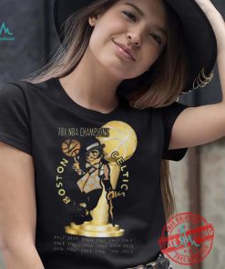 Funny Mascots 18x nba champions boston celtics shirt