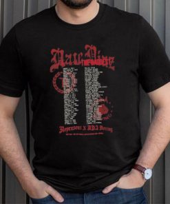 Funny Nate diaz world tour 2024 signature shirt