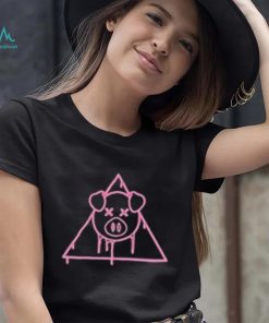 Funny Shane Dawson Embroidered Spray Paint Pig Diamond Shirt