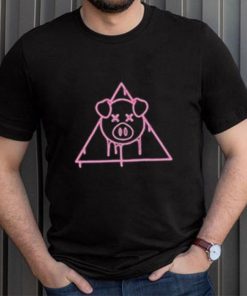 Funny Shane Dawson Embroidered Spray Paint Pig Diamond Shirt