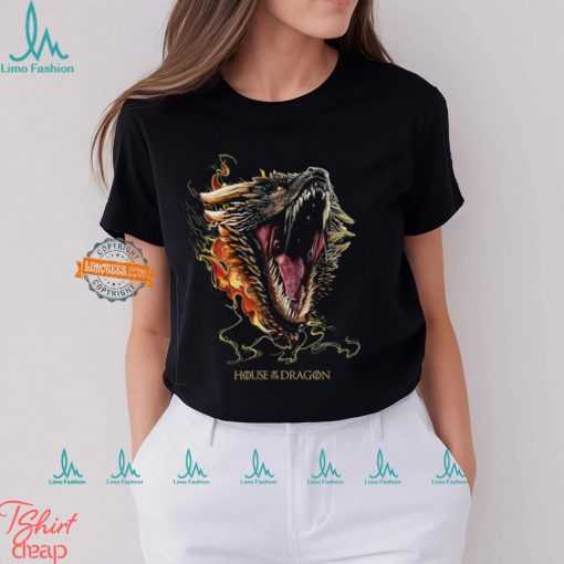 Game of Thrones Drogon Front Print T Shirt