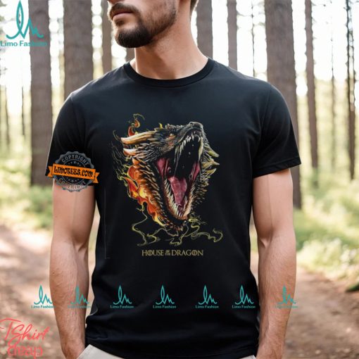 Game of Thrones Drogon Front Print T Shirt