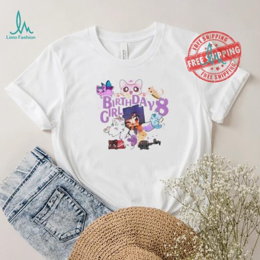 Gamer Birthday Girl Gamer Cat Shirt