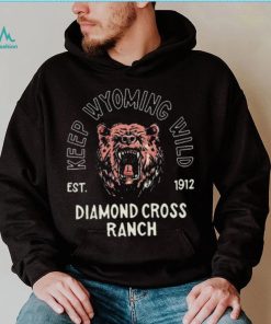 Garrett Crochet Keep Wyoming Wild Diamond Cross Ranch shirt, hoodie, sweater, long sleeve and tank top Garrett Crochet Keep Wyoming Wild Diamond Cross Ranch shirt