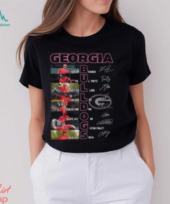 Georgia Bulldogs 2024 Times Starting Line Up T Shirt