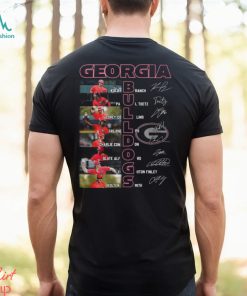 Georgia Bulldogs 2024 Times Starting Line Up T Shirt
