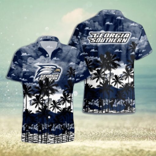 Georgia Southern Eagles Palms Tree Hawaiian Shirt