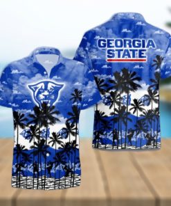 Georgia State Panthers Palms Tree Hawaiian Shirt