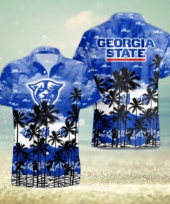 Georgia State Panthers Palms Tree Hawaiian Shirt