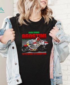 Giacomo Agostini Legend 70s Retro T Shirt