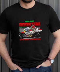 Giacomo Agostini Legend 70s Retro T Shirt