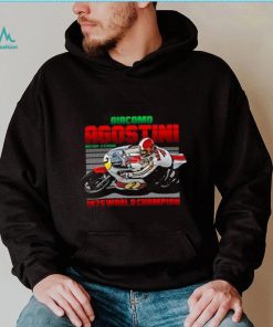 Giacomo Agostini Legend 70s Retro T Shirt