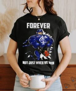 Go Carlton Blue Forever Not Just When We Win Shirt