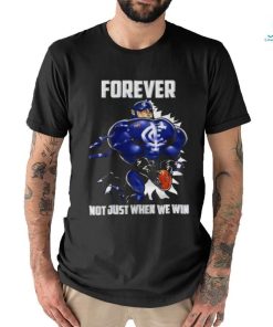 Go Carlton Blue Forever Not Just When We Win Shirt