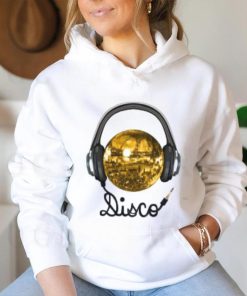 Gold Disco Ball Music Headphones shirt