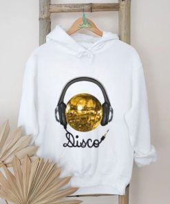 Gold Disco Ball Music Headphones shirt