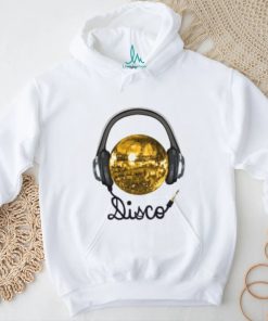 Gold Disco Ball Music Headphones shirt