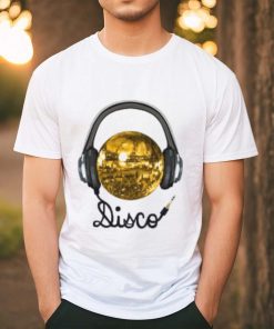 Gold Disco Ball Music Headphones shirt
