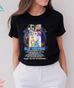 Golden State Warriors 11 Klay Thomson 2011 2024 thank you for the memories signature shirt