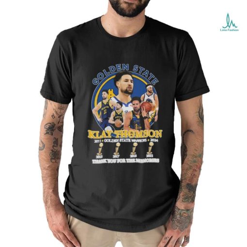 Golden State Warriors Klay Thompson 2011 2024 Thank You For The Memories Shirt
