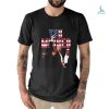 Icy Flaming Dice Graphic Tee Shirt