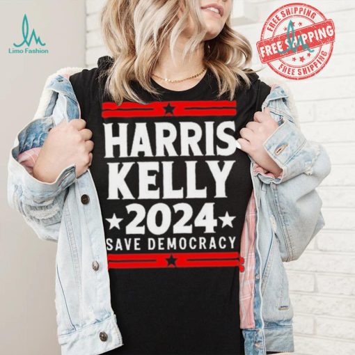 Harris Kelly 2024 Save Democracy Shirt