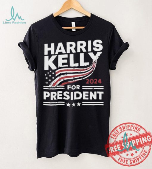 Harris Kelly For President 2024 Star Text Shirt