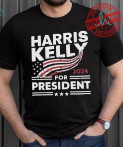 Harris Kelly For President 2024 Star Text Shirt