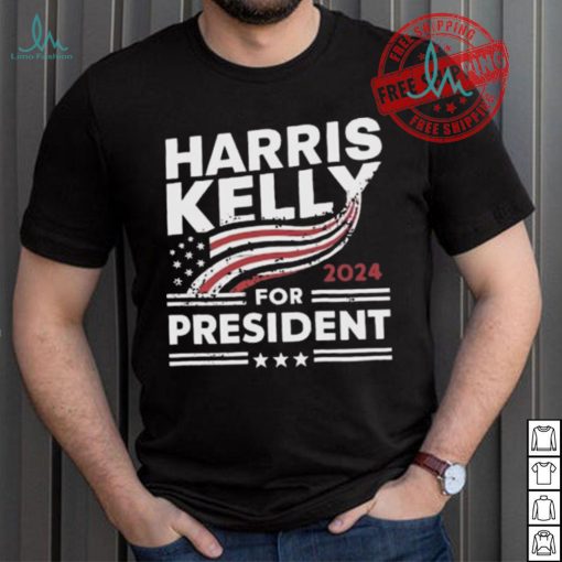 Harris Kelly For President 2024 Star Text Shirt