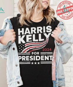 Harris Kelly For President 2024 Star Text Shirt