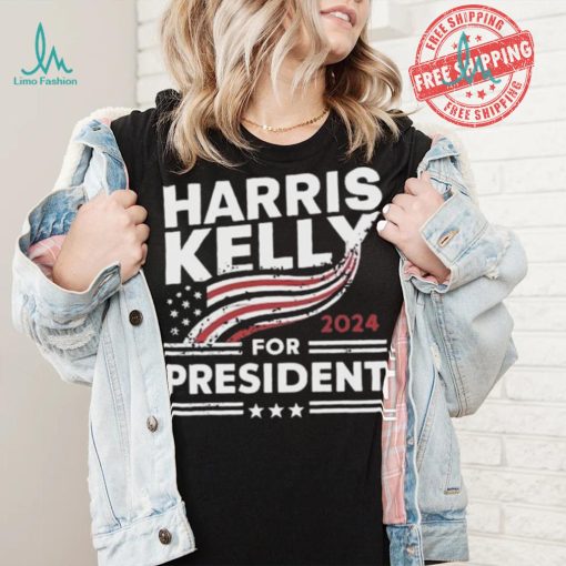 Harris Kelly For President 2024 Star Text Shirt