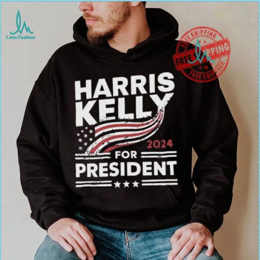 Harris Kelly For President 2024 Star Text Shirt