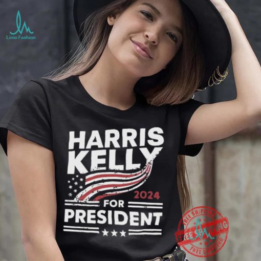 Harris Kelly For President 2024 Star Text Shirt