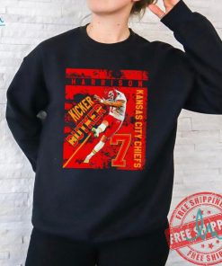Harrison Butker 7 Kansas City Chiefs football shirt