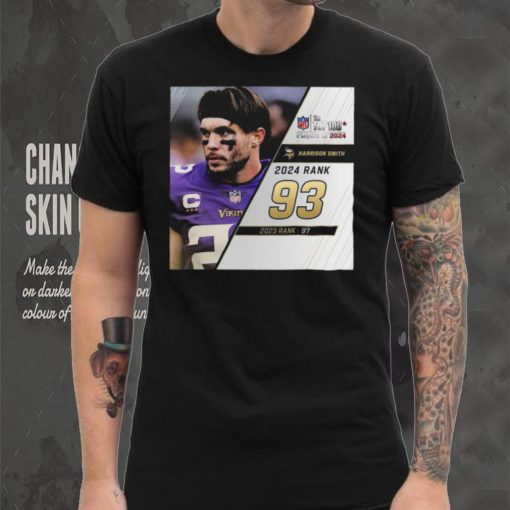 Harrison Smith Rank 93 The NFL Top 100 Players Of 2024 T Shirt