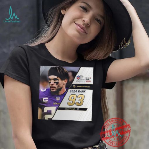 Harrison Smith Rank 93 The NFL Top 100 Players Of 2024 T Shirt