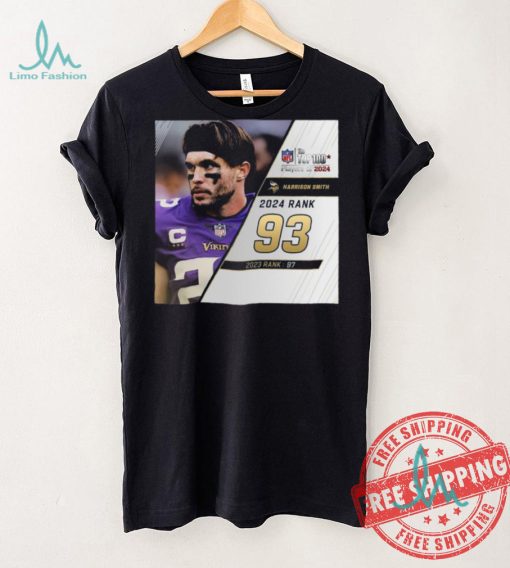 Harrison Smith Rank 93 The NFL Top 100 Players Of 2024 T Shirt