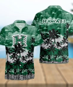 Hawaii Rainbow Warriors Palms Tree Hawaiian Shirt