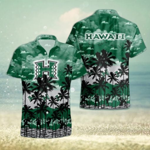 Hawaii Rainbow Warriors Palms Tree Hawaiian Shirt